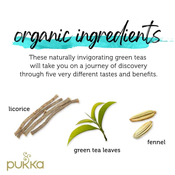 Pukka Tea Organic Green Collection Organic 40g (20 tea sachets)
