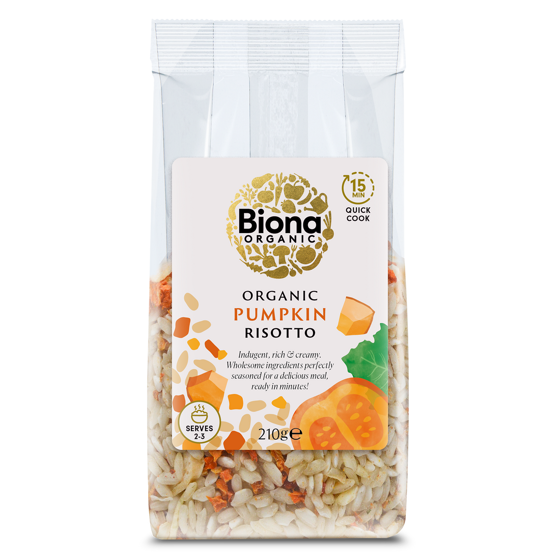 Biona Organic Pumpkin Risotto (210g)