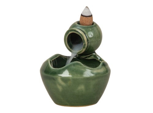 Incense Cones Backflow Burner (Green)