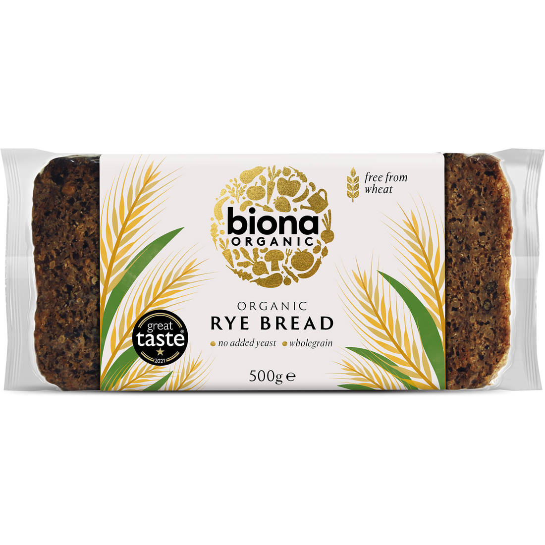 Biona Bread Organic Rye 500g