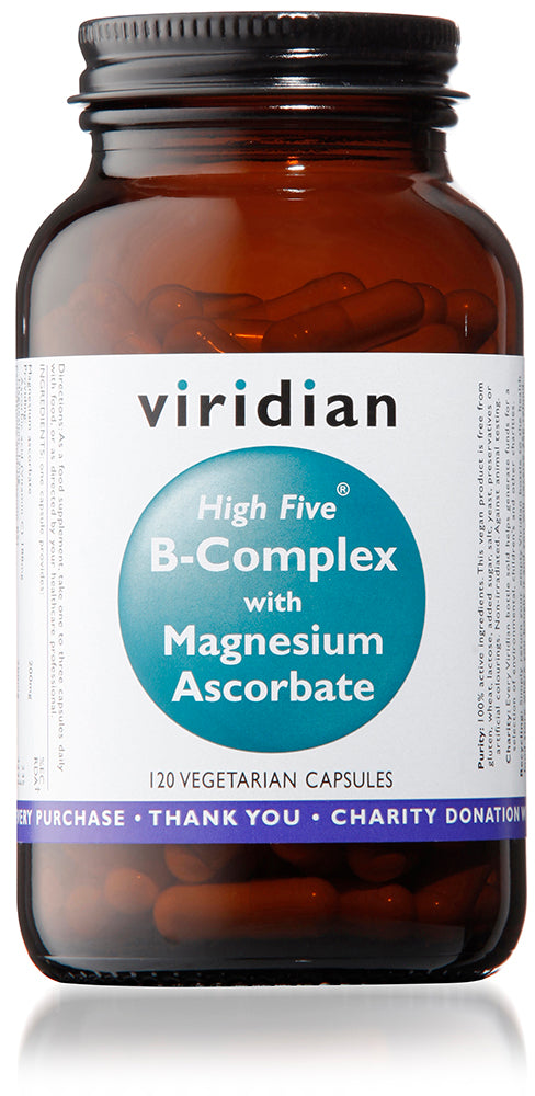 Viridian High Five B-Complex With Magnesium Ascorbate (120 Caps)