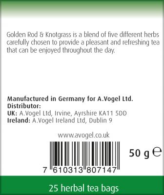 A. Vogel Golden Rod & Knotgrass Cleansing Herb Tea Blend (25 Tea Bags)