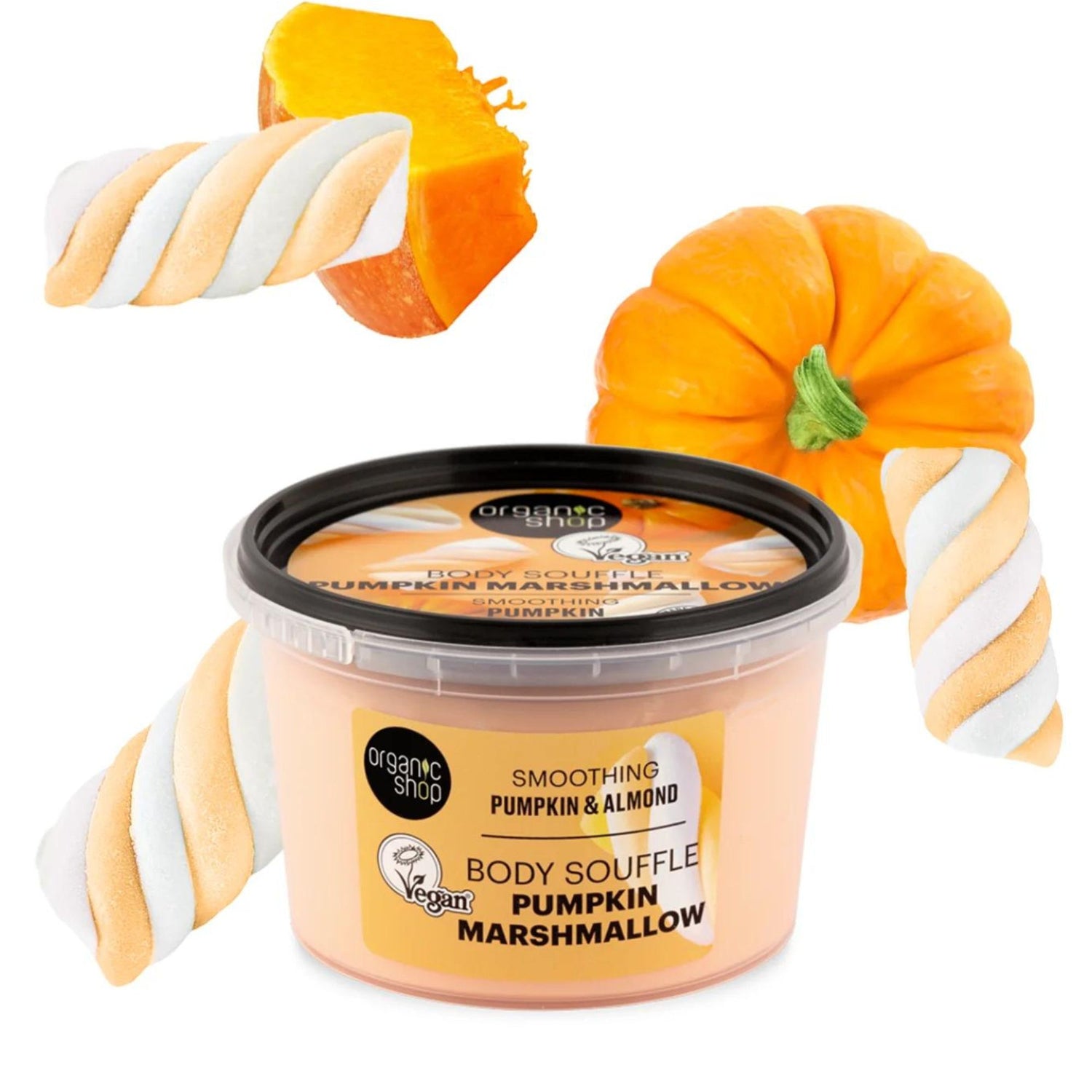 Organic Shop Organic Pumpkin Marshmallow Smoothing Body Souffle (Pumpkin & Almond) 250ml