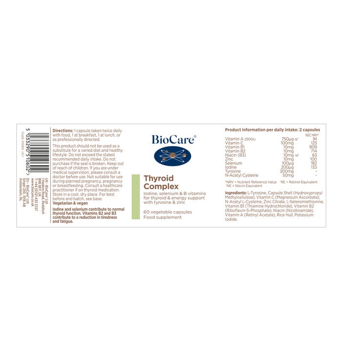 BioCare Thyroid Complex (60Caps)