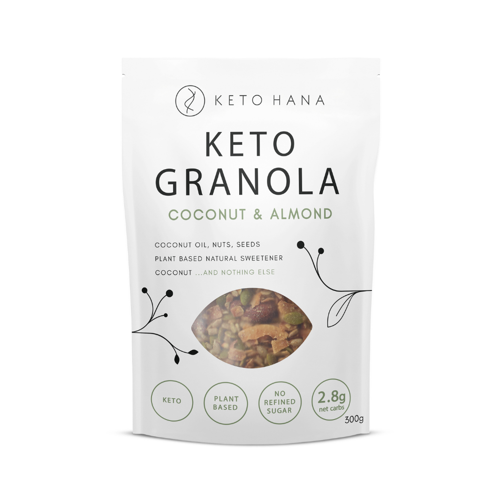 Keto Hana Coconut & Almond (Plant Based) Keto Granola 300g