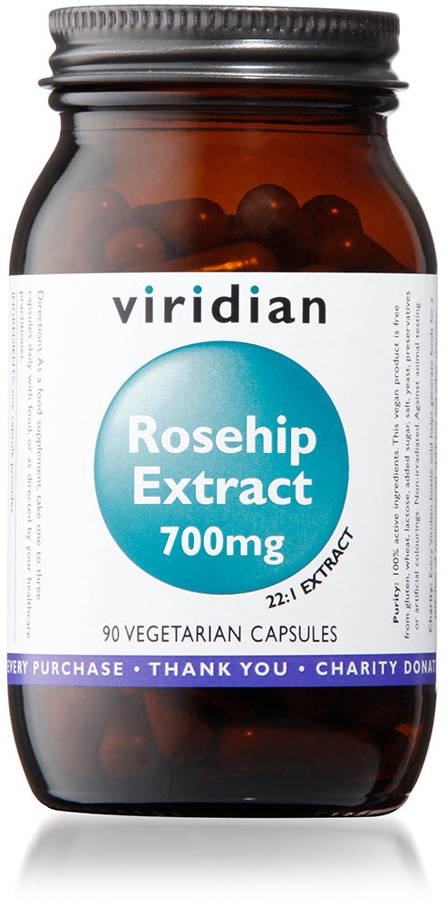 Viridian Rosehip Extract Capsules (90 Veg Caps)