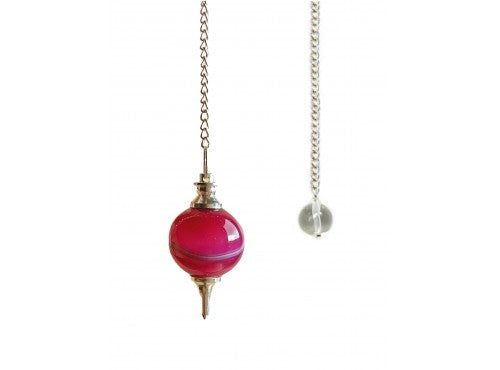 Pendulum Ball - Agate Pink (Dark)