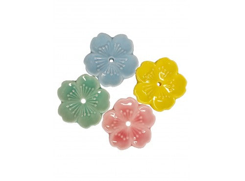 Porcelain Ash Catcher - Incense & Cone Holder Dish - 4 Piece