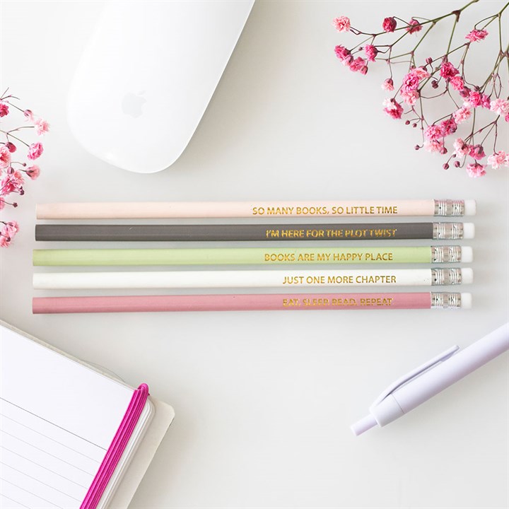 Pencils - Pack of 5 Literature Inspired