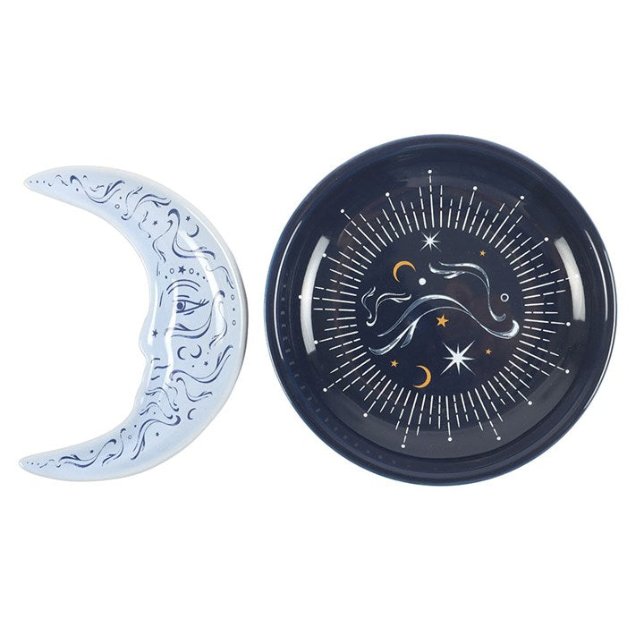 Trinket Dish - Blue Moon Stacking (2 Pcs)