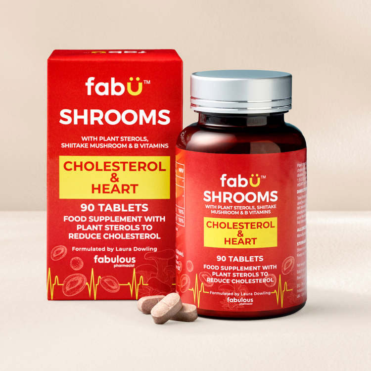 FabU Shrooms Cholesterol & Heart (90 Tabs)