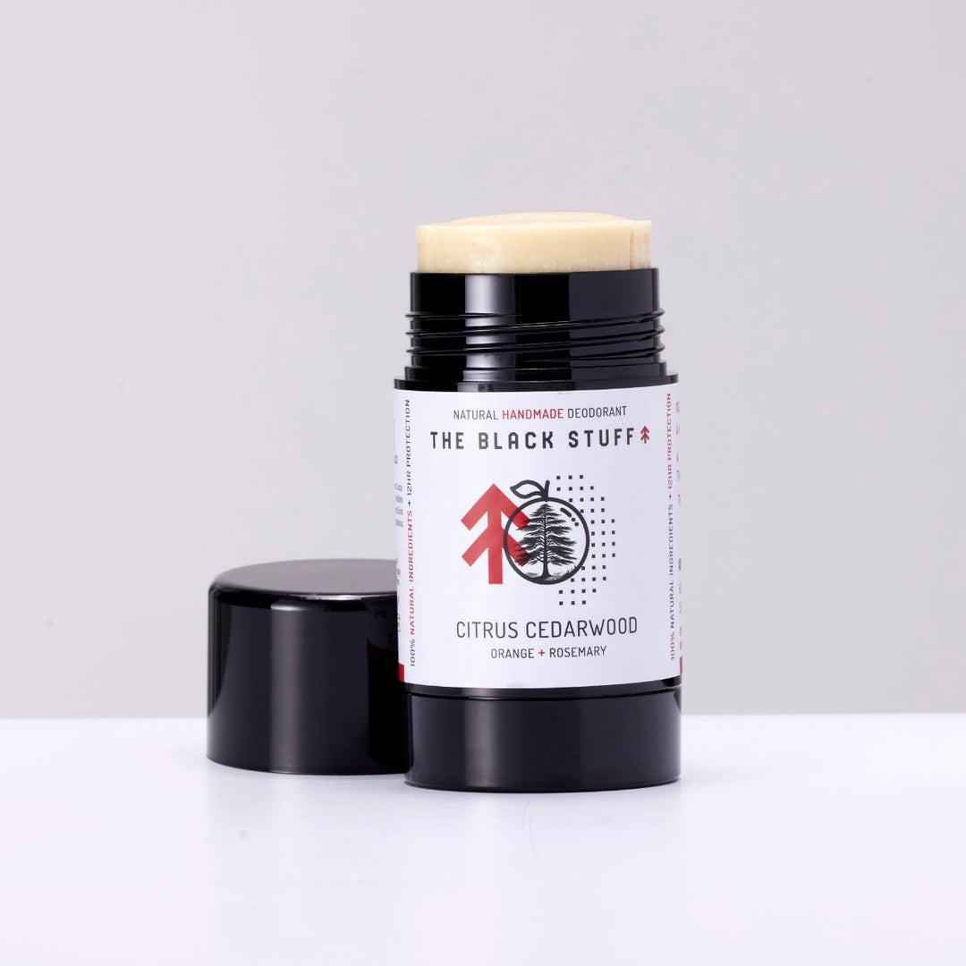 The Black Stuff - Natural Deodorant Stick (Citrus Cedarwood Blast) 2.8oz