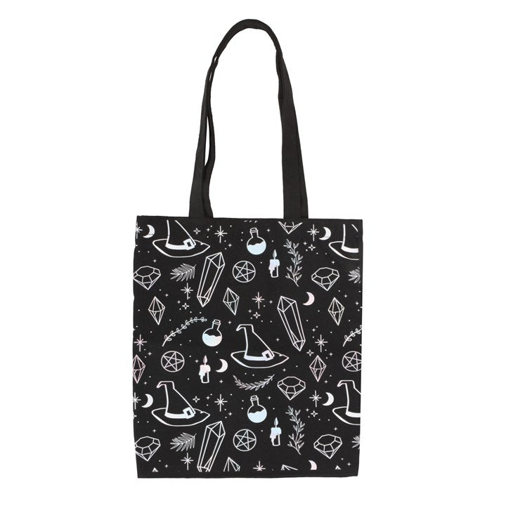 Tote Bag - Crystal Witch Print - Polycotton
