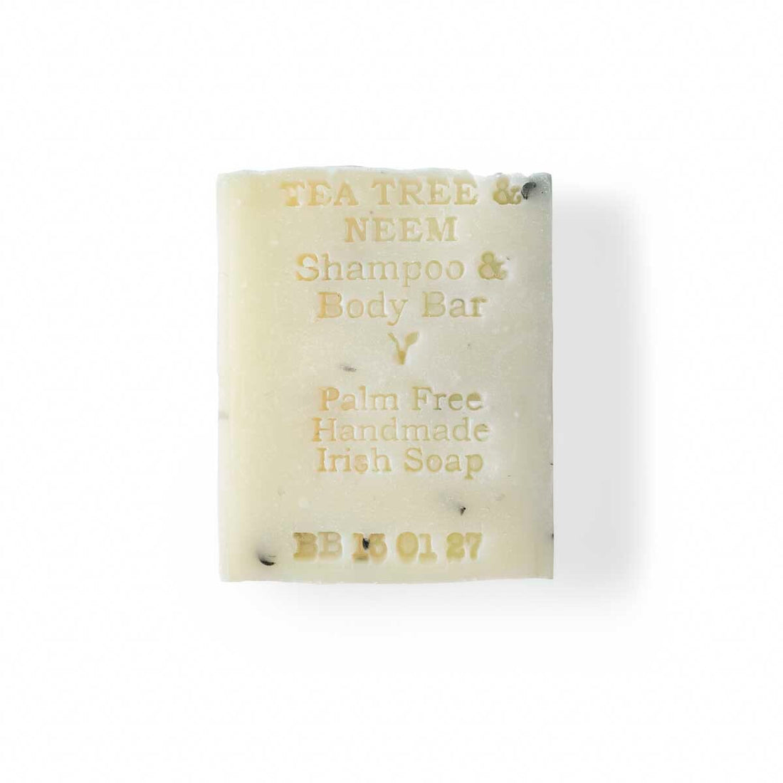 Palm Oil Free Tea Tree & Neem Shampoo, Body & Shaving Bar 90g