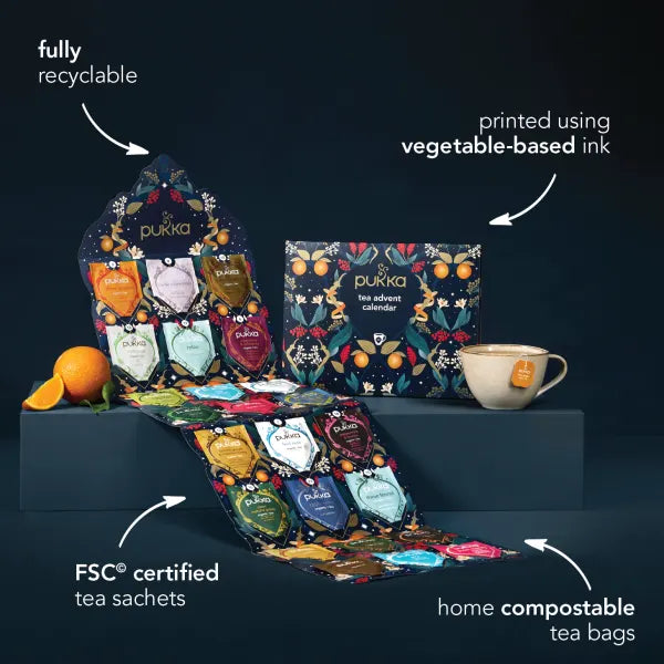 Pukka Tea Organic Christmas Advent Calendar (24 Tea Sachets)