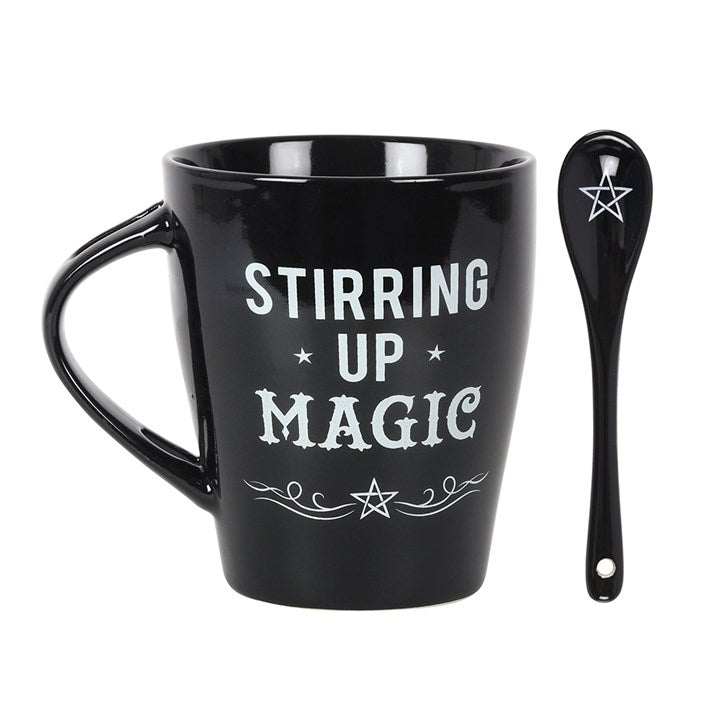Mug & Spoon Set - "Stirring Up Magic"