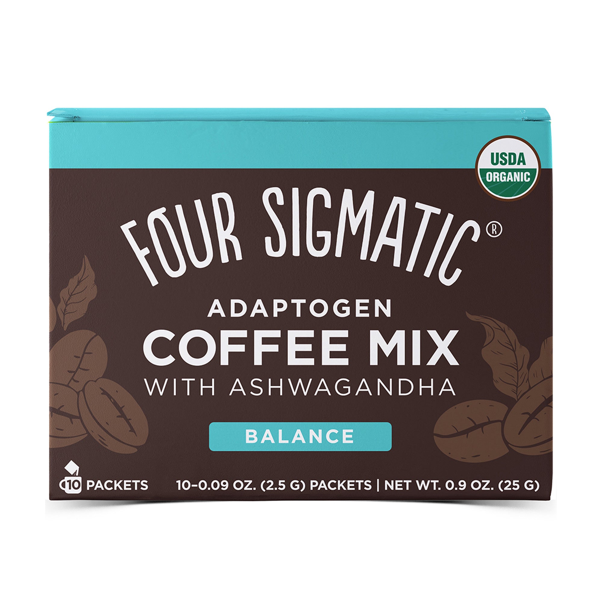 Four Sigmatic Adaptogen Coffee w/Tulsi & Ashwagandha (10 Sachets)