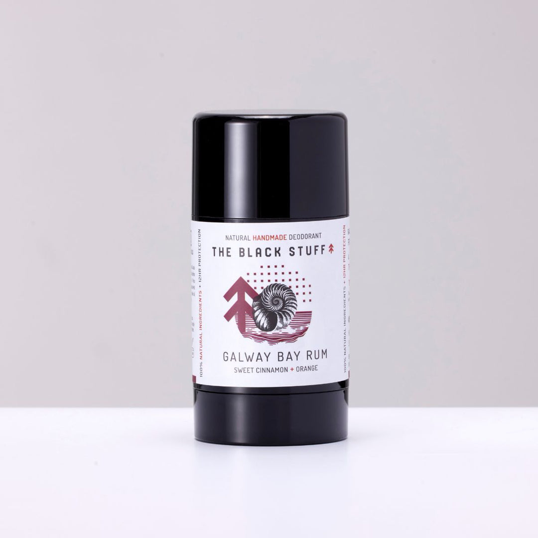 The Black Stuff - Natural Deodorant Stick (Galway Bay Rum) 2.8oz