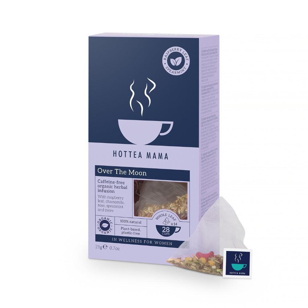 HotTea Mama Organic Over The Moon Period Support Tea (14 Pyramids)
