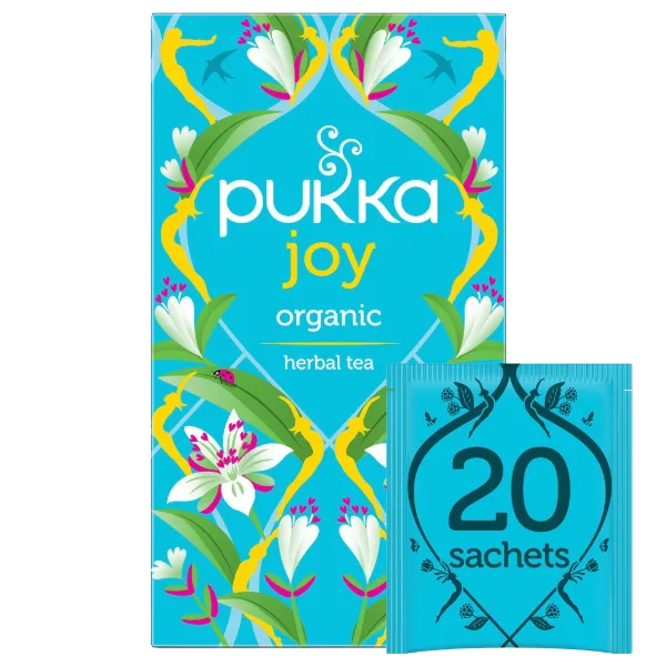 Pukka Tea Organic (Joy) Herbal (20 tea sachets)