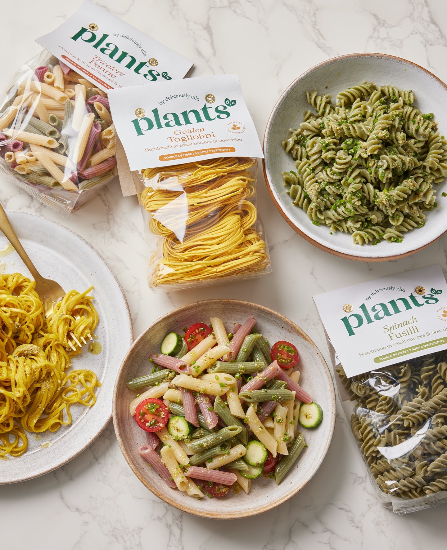 Deliciously Ella Plants Spinach Fusilli 250g