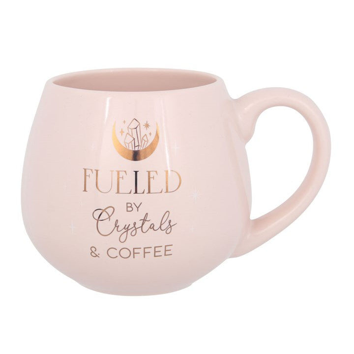 Rounded Mug - Crystals & Coffee