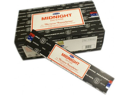 Incense Sticks - Midnight - 15g Satya