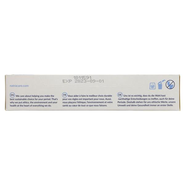 Natracare Super Plus Organic Cotton Tampons 20&
