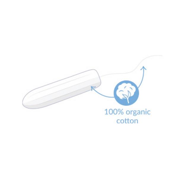 Natracare Super Plus Organic Cotton Tampons 20&