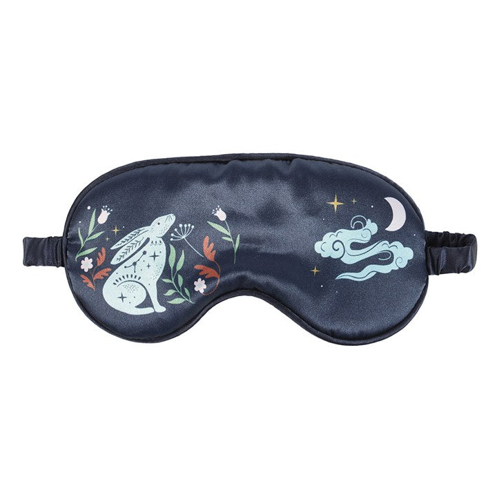 Sleep Mask "Midnight Hare" Satin