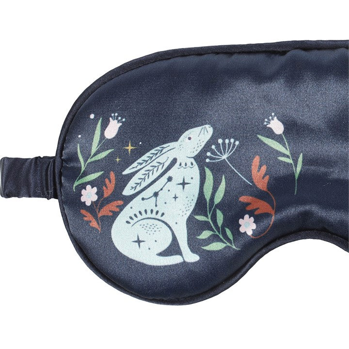 Sleep Mask "Midnight Hare" Satin