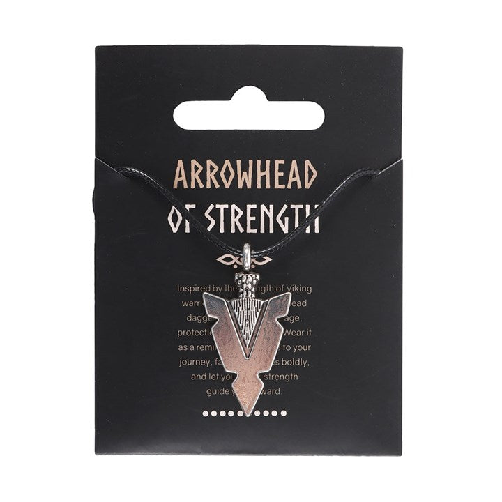 Necklace Cord (Viking) - Arrowhead of Strength