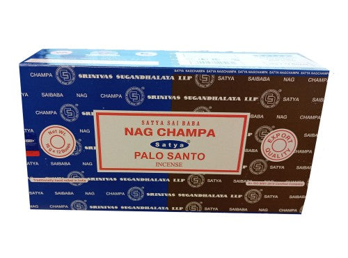 Incense Sticks Nag Champa Palo Santo -15g Satya