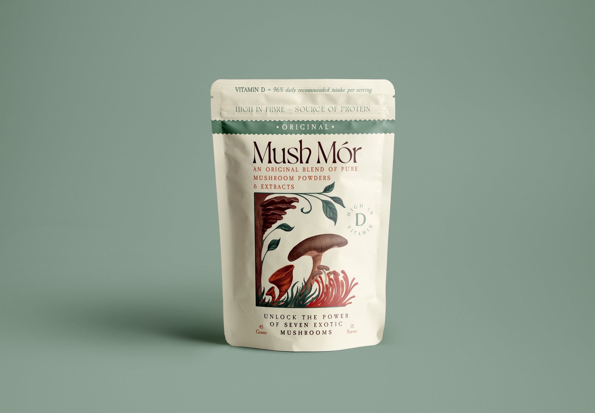 Mush Mor Original 7 Mushroon Powders & Extracts