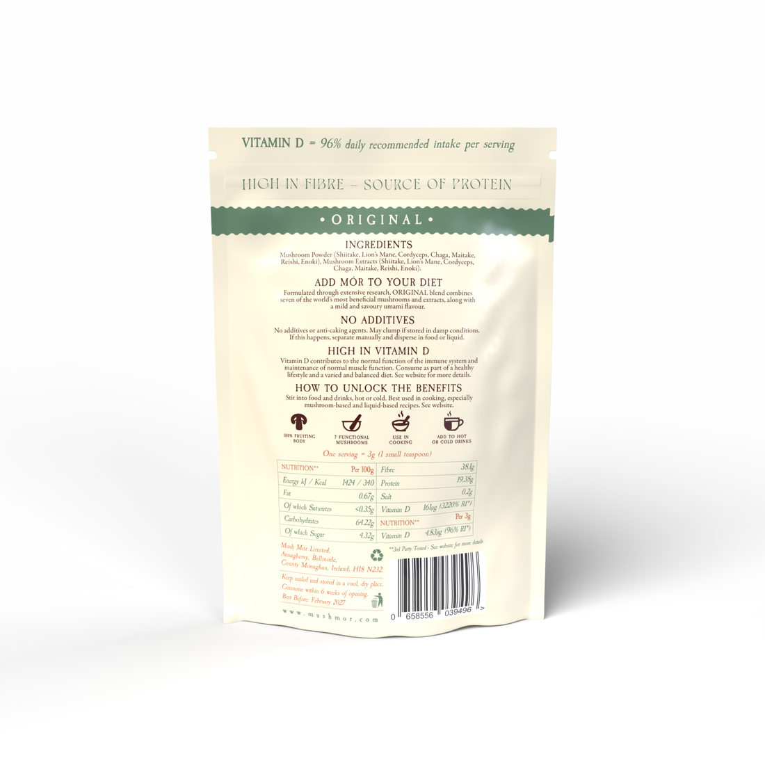 Mush Mor Original 7 Mushroon Powders & Extracts