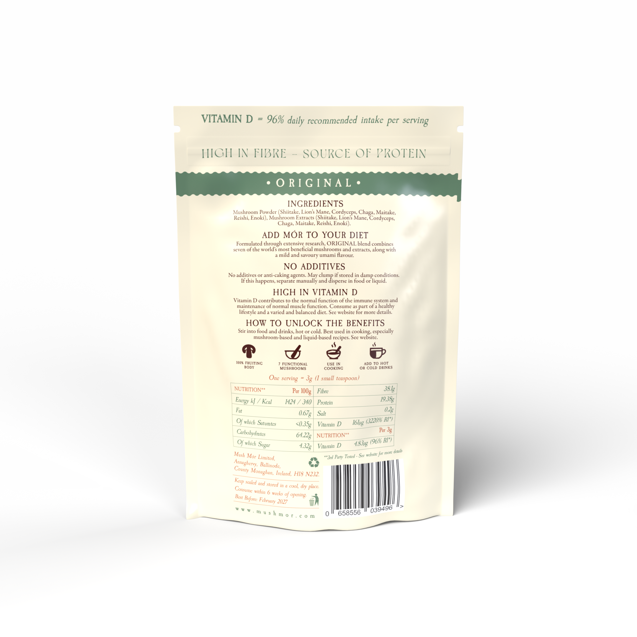 Mush Mor Original 7 Mushroon Powders & Extracts