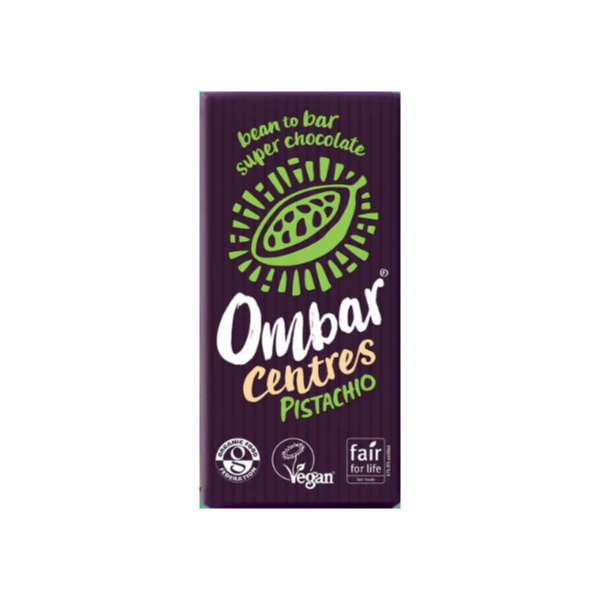 Ombar Organic Pistachio Chocolate Bar 70g