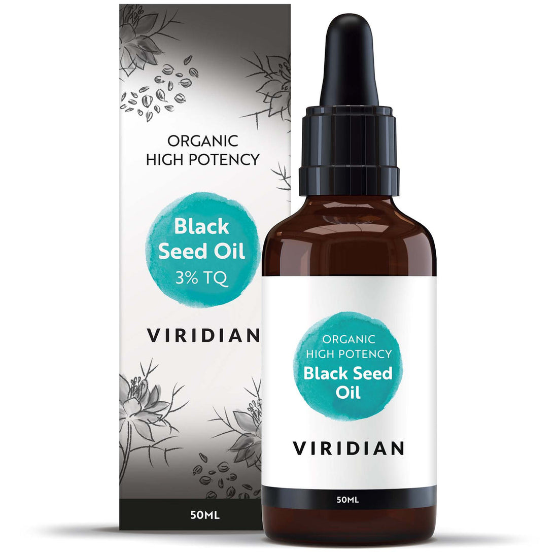 Viridian Organic High Potency Black Seed Oil - 50ml