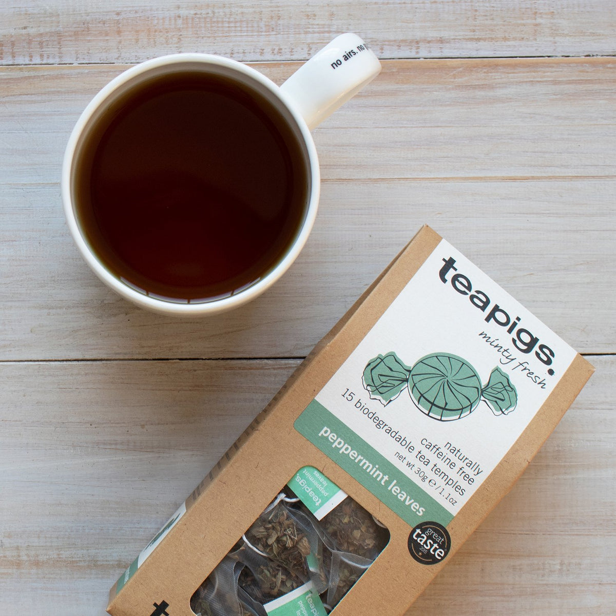 Teapigs Peppermint Leaves 15 Tea Temples