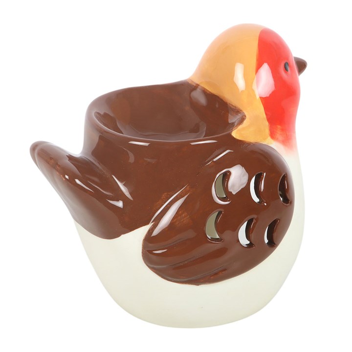 Ceramic Oil Burner & Wax Warmer - Robin Shaped