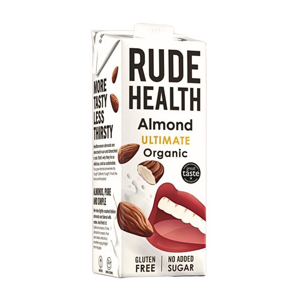 Rude Health Organic Ultimate Almond Drink 1 Ltr (Gluten Free)