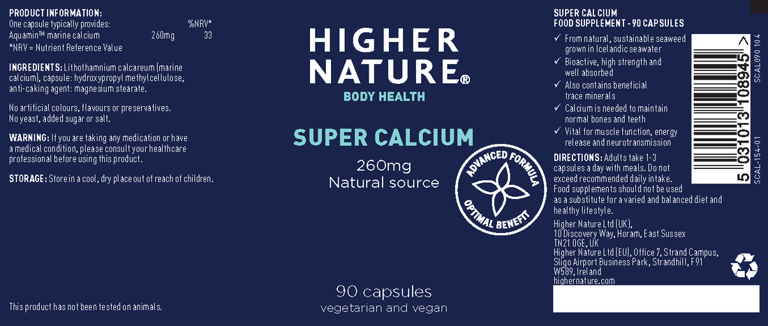 Higher Nature Super Calcium (90 Caps)