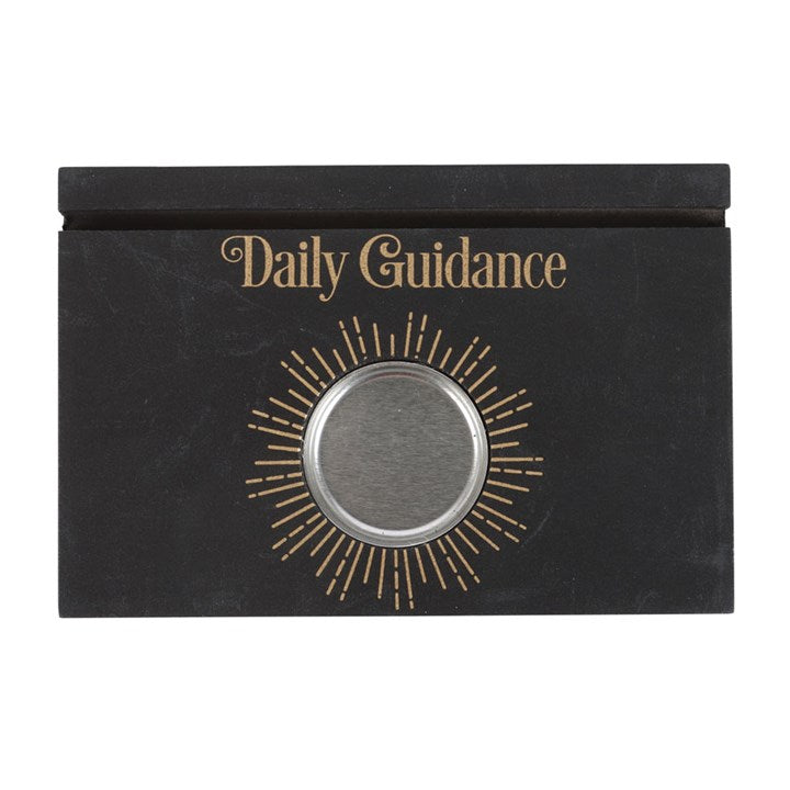 Tarot Card Stand Tealight Holder - Black Daily Guidance