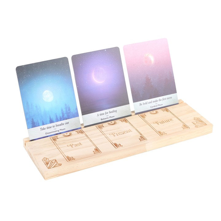Tarot Card Stand - Natural Past Present Future