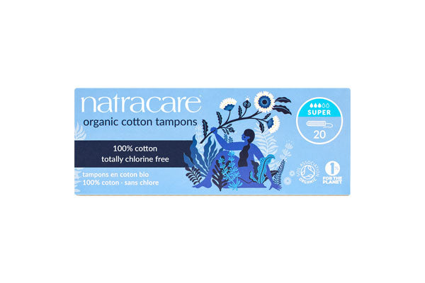 Natracare Super Non-Applicator Tampons 10&