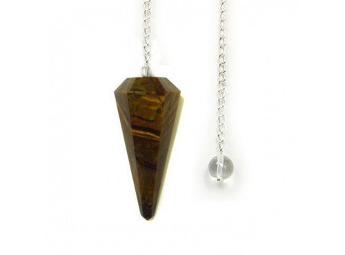 Pendulum Faceted - Tiger Eye