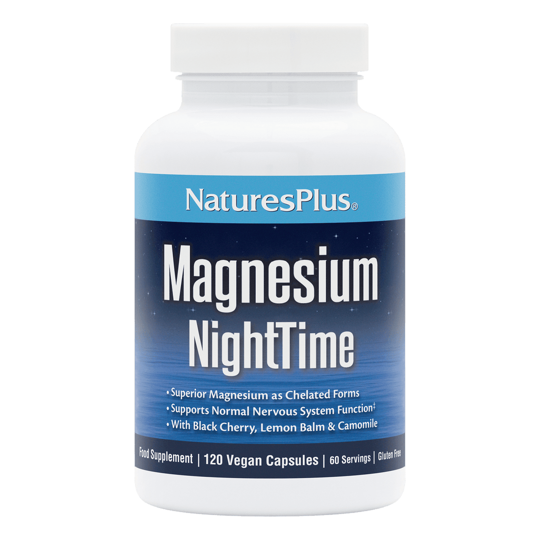 Natures Plus Magnesium Nighttime (120 Caps)
