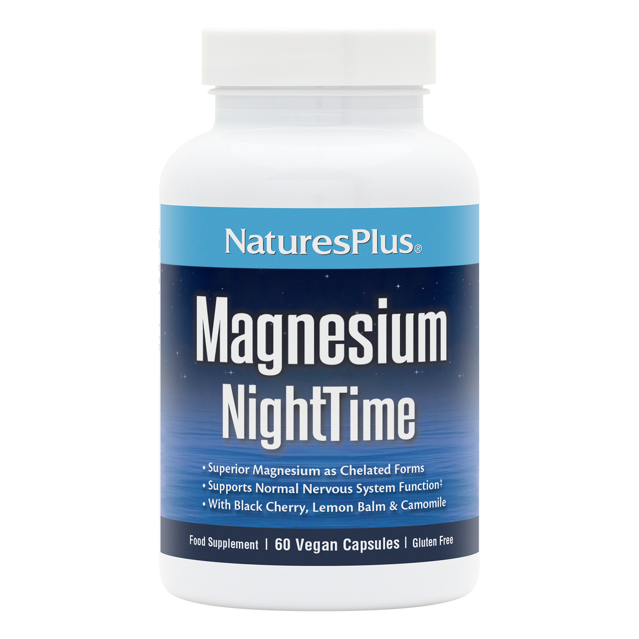 Natures Plus Magnesium Nighttime (60 Caps)