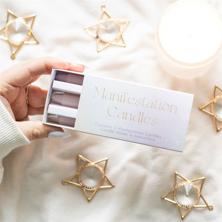 Manifestation Candles (3) in a Box