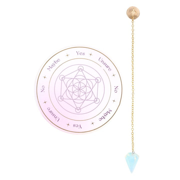 Pendulum Divination Kit - Opalite